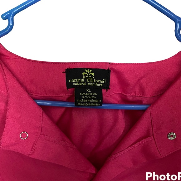 Hot Pink Scrub Jacket - Picture 3 of 3